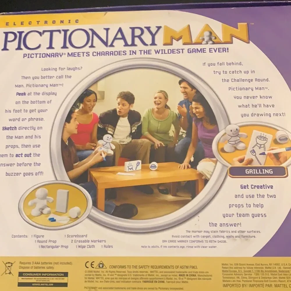 Electronic Pictionary Man Game‎ Like New